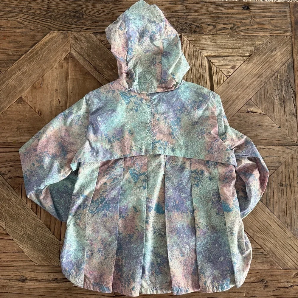 All in Motion Pastel Girls' Tie Dye Windbreaker Jacket Medium 7/8